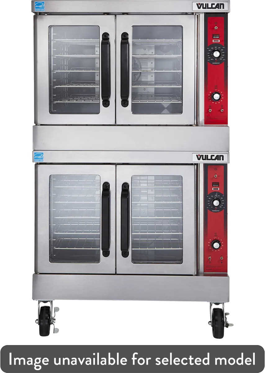 Commercial double convection oven used in restaurant